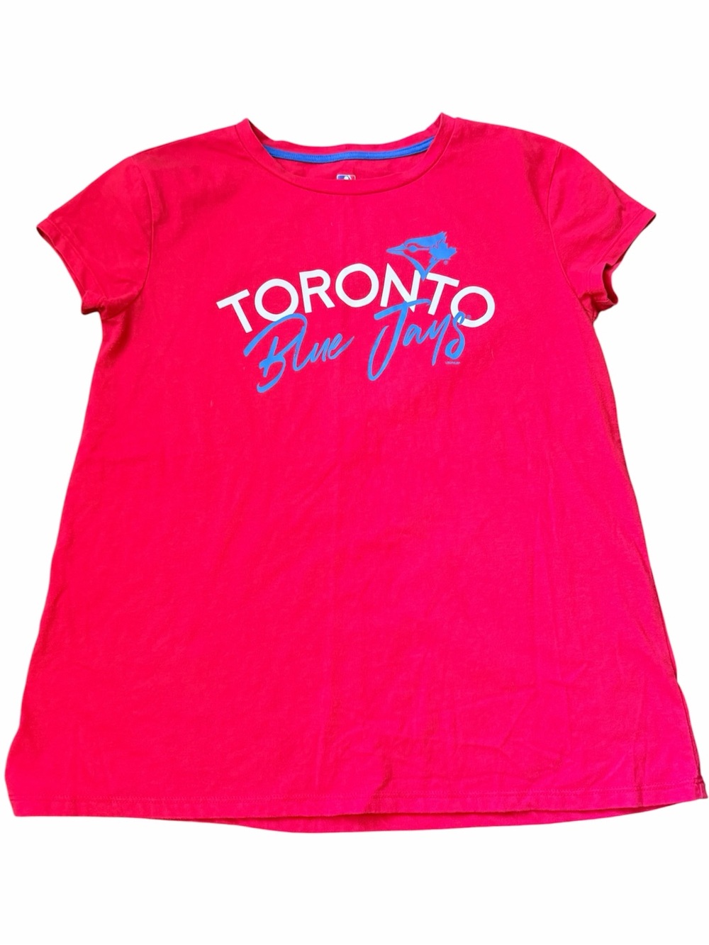 TORONTO BLUE JAYS MLB Baseball Red Women’s T-Shirt Size Small
